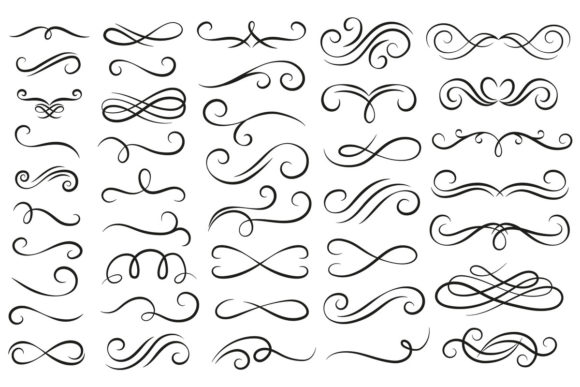 Download Swirl Ornament Stroke - Stroke Collection
