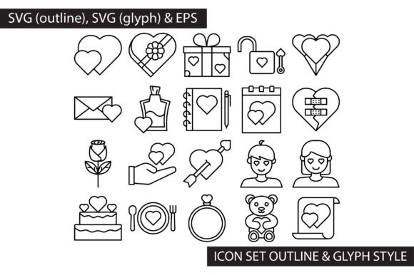 Download Valentine Icons Set - Valentine icons set Collection