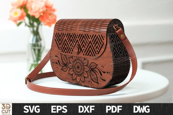 Download Boho Wooden Bag Laser Cut SVG - Bag Collection