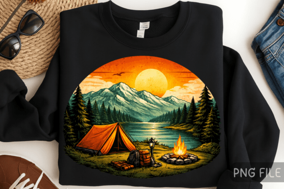 Download Outdoor Tent Campfire Adventure Shirt - Adventure Collection